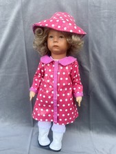 Antike Käthe Kruse Puppe mit Perücke umgestylt nach Vorlage Typ Dorothee