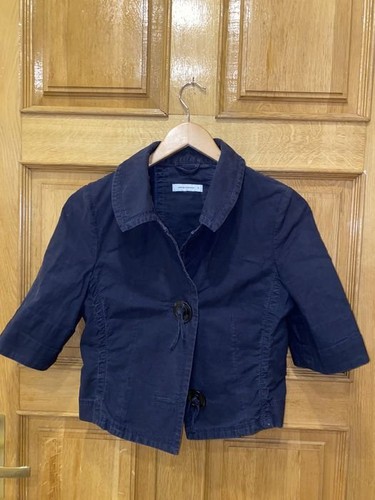 Women rene lezard jacket navy - lezard,
