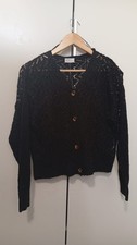 Strickjacke Cardigan Schwarz