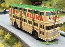 Büssing D2U BVG Berlin " AFRI COLA - BLUNA Reklame" Linie 86 Wiking 1:87