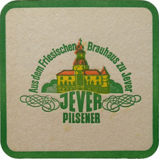 ALTER BIERDECKEL Brauerei Jever Brauhaus Jever Pilsner friesisch herb Bierfilze
