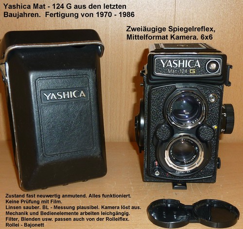 Yashica mat 124 - yashica, g