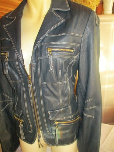 Lederjacke wunderbares leder - lederjacke,