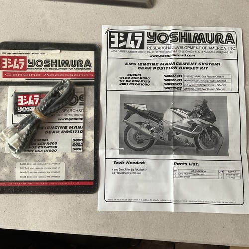Yoshimura ems gear position - yoshimura,