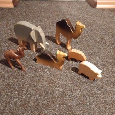 Holz Figuren Deko Tiere 6
