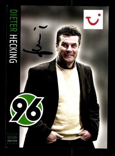 Dieter hecking autogrammkarte - dieter,