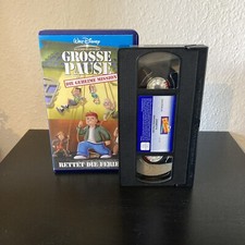 Walt Disney's GROSSE PAUSE - RETTET DIE FERIEN - VHS Zeichentrickfilm Rarität