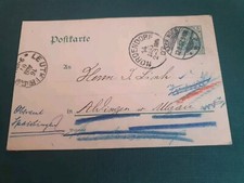 Deutsches Reich Ganzsache P73 Sackringen Nordendorf Leutkirch Ahlingen #717