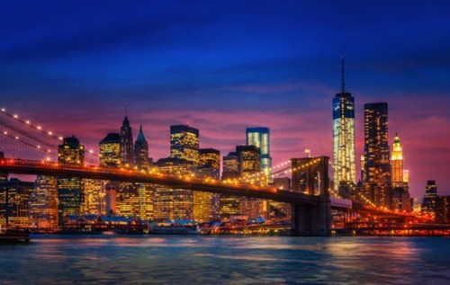 Wandbild brooklyn bridge - wandbild:,