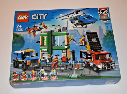 Lego city 60317 banküberfall - city,