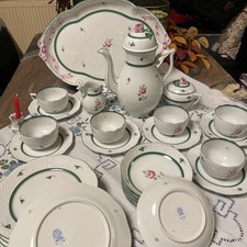 Herend Porzellan Kaffeeservice 29 Teilig ? Motiv Sehr Guter Zustand Handbemalt