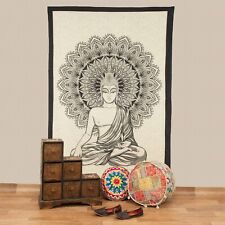 Wandbehang Wandteppich Tagesdecke Buddha Deko Tuch Indien Goa ca. 200 x 135 cm 