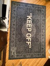 Neuwertig! IKEA x Virgil Abloh "Keep Off" Teppich 2019 Art Event 200x300 cm