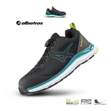 Albatros Aer55 Impulse Black Blue LOW S1P ESD Sicherheitsschuhe Arbeitsschuhe