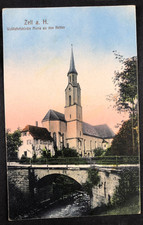 AK - Zell am Harmersbach - Wallfahrtskirche Maria zu den Ketten - color. PK 1920
