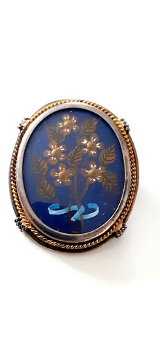 Jugendstil silber brosche - brosche, /