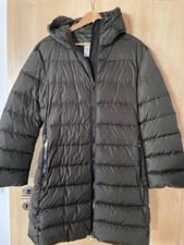 Wie neu: Moncler Daunenmantel, Gr. 4, Dunkelkhaki, NP 1.399