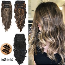 4PCS 60cm Clip in Extensions