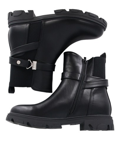Stiefel mit niedrigem - mit, absatz