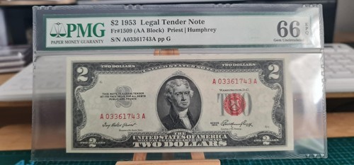 1953 red seal - 2, us