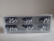 Preiser Kühe schwarz-weiss