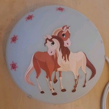 Kinderzimmer - Kinder Leuchte - Wandlampe - Nachtlicht - mit Pferden ? ?