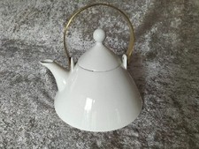 Teekanne weiß - Harlekin