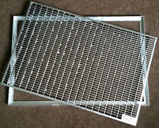 Fußabstreifer Schuhabstreifer 100 x 50  Abtreter Rost MW 30/10 Gitterrost  Zarge