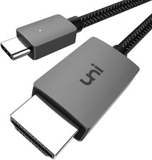 Uni Usb-C-Auf-Hdmi-Kabel 4K UHD (Thunderbolt 4/3) Typ C Auf HDMI Für Heimkino
