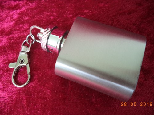 Flachmann edelstahl - 1, oz