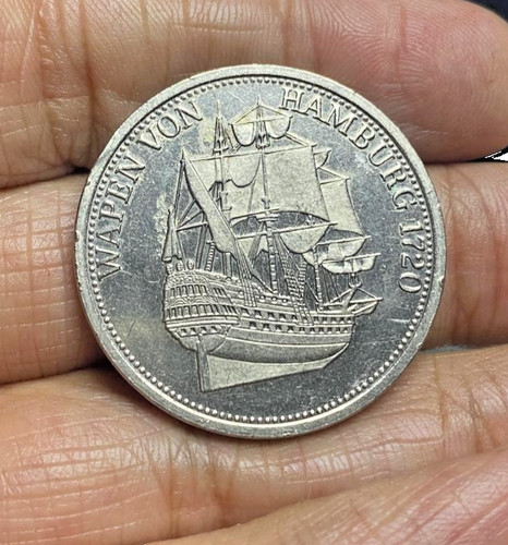 Medaille wappen von - von, hamburg