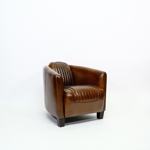 Clubsessel bernard braun leder - bernard,