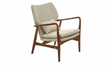 Pols Potten Peggy Armlehnstuhl Sessel Designerstuhl Stuhl Esche beige Armlehnen