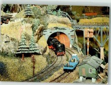 39893786 - Modelleisenbahn HO-Anlage von Hans Schubert mit Modell der Lok BR 01