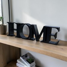 Home Schriftzug 3D Deko