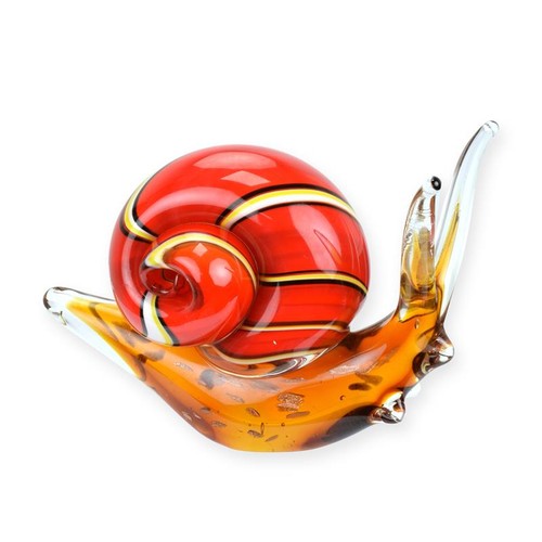 Glasfigur schnecke - glasfigur, im