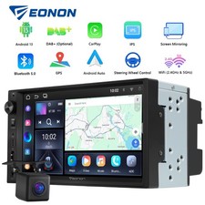 CAM+UA13 7" IPS Doppel DIN Android 13 Autoradio GPS Navi Navigation CarPlay WiFi