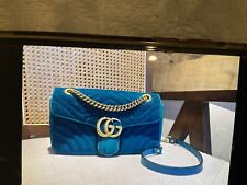 GG Gucci Marmont Tasche velvet Petrol
