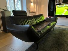 DE SEDE DS140 Sofa Couch * 3er * Leder Schwarz * Design * Funktion Relaxfunktion