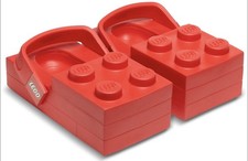 ✅CROCS LEGO BRICK CLOG RED |