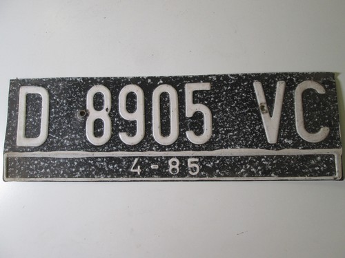 Altes nummernschild - altes,