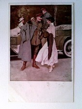 Am Flugplatz, Paar vor einem