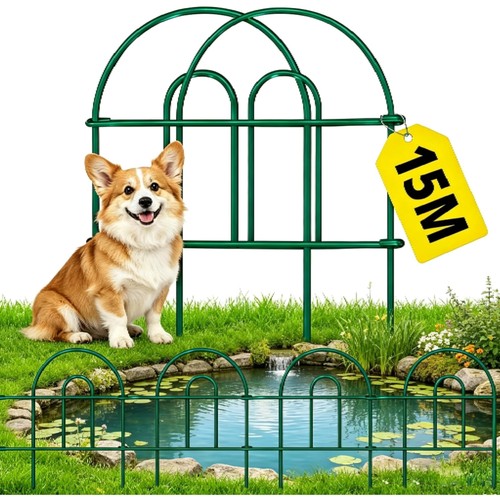Gartenzaun metall 15m - gartenzaun,