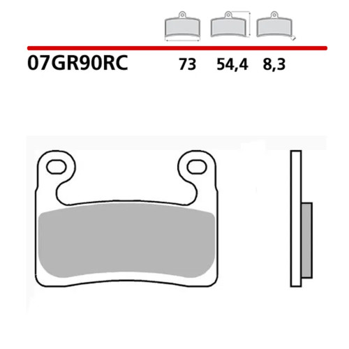 Brembo racing carbon ceramic - carbon,