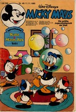 Micky Maus Heft Nr. 46 1980 Walt Disney Egmont Ehapa Verlag GmbH Vintage Retro
