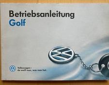 VW Golf 3 Betriebsanleitung, Bedienungsanleitung, Handbuch 07.91