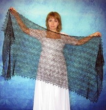 Gestrickter ziegenflaum schal - gestrickter,