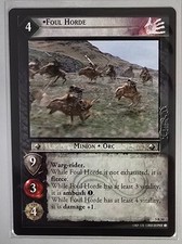 LOTR TCG ! FOUL HORDE 5R50 ! BATTLE OF HELMS DEEP !