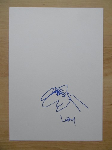 Udo lindenberg autogramm - lindenberg,