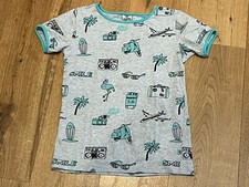Smafolk T-Shirt, Gr. 152, 11-12 Jahre, Vespa, Flugzeug, Palmen, Urlaub, Blaster